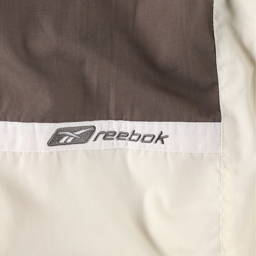 2000'S Reebok windbreaker, men's size M polyester white type Vintage Second Hand