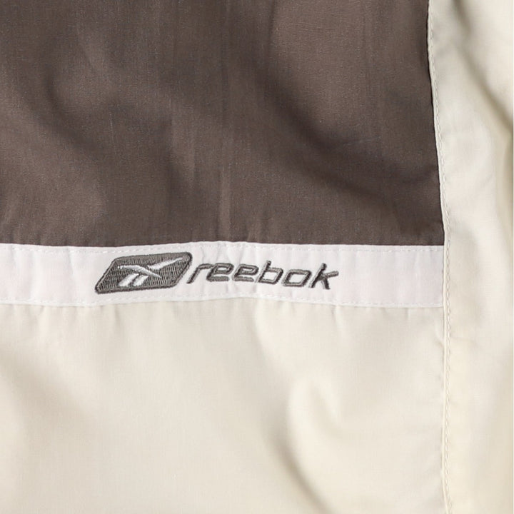 2000'S Reebok windbreaker, men's size M polyester white type Vintage Second Hand