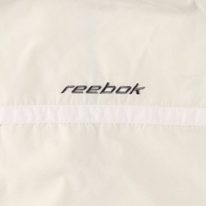 2000'S Reebok windbreaker, men's size M polyester white type Vintage Second Hand