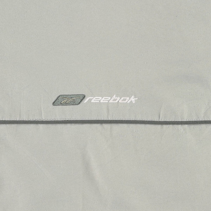 2000'S Reebok windbreaker, men's size M polyester Khaki type Vintage Second Hand