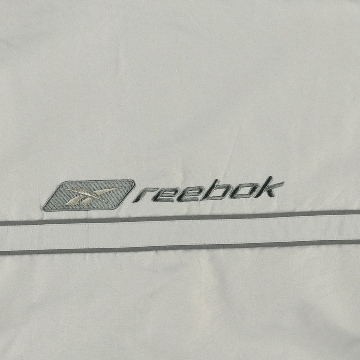 2000'S Reebok windbreaker, men's size M polyester Khaki type Vintage Second Hand