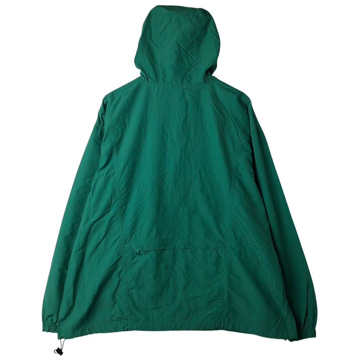 Vintage 90s-00'S Lands' End Hooded Half-Zip Nylon Pullover, Men's XL Nylon green type Vintage Second Hand