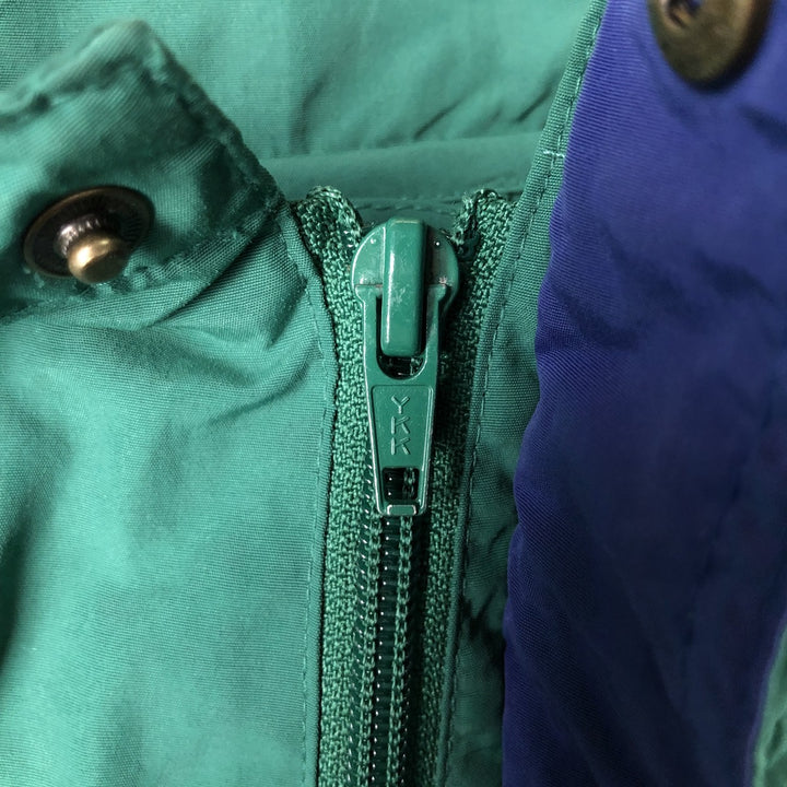 Vintage 90s-00'S Lands' End Hooded Half-Zip Nylon Pullover, Men's XL Nylon green type Vintage Second Hand