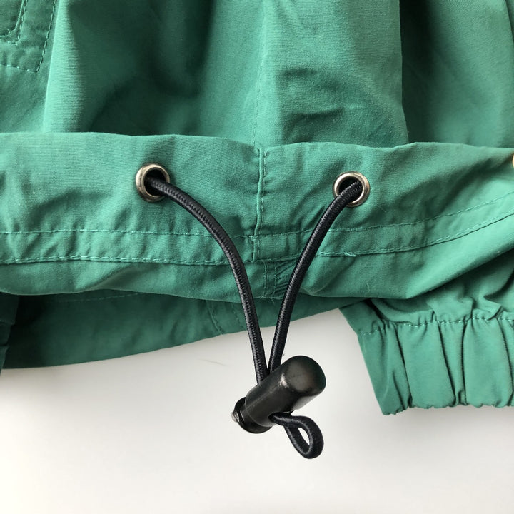 Vintage 90s-00'S Lands' End Hooded Half-Zip Nylon Pullover, Men's XL Nylon green type Vintage Second Hand