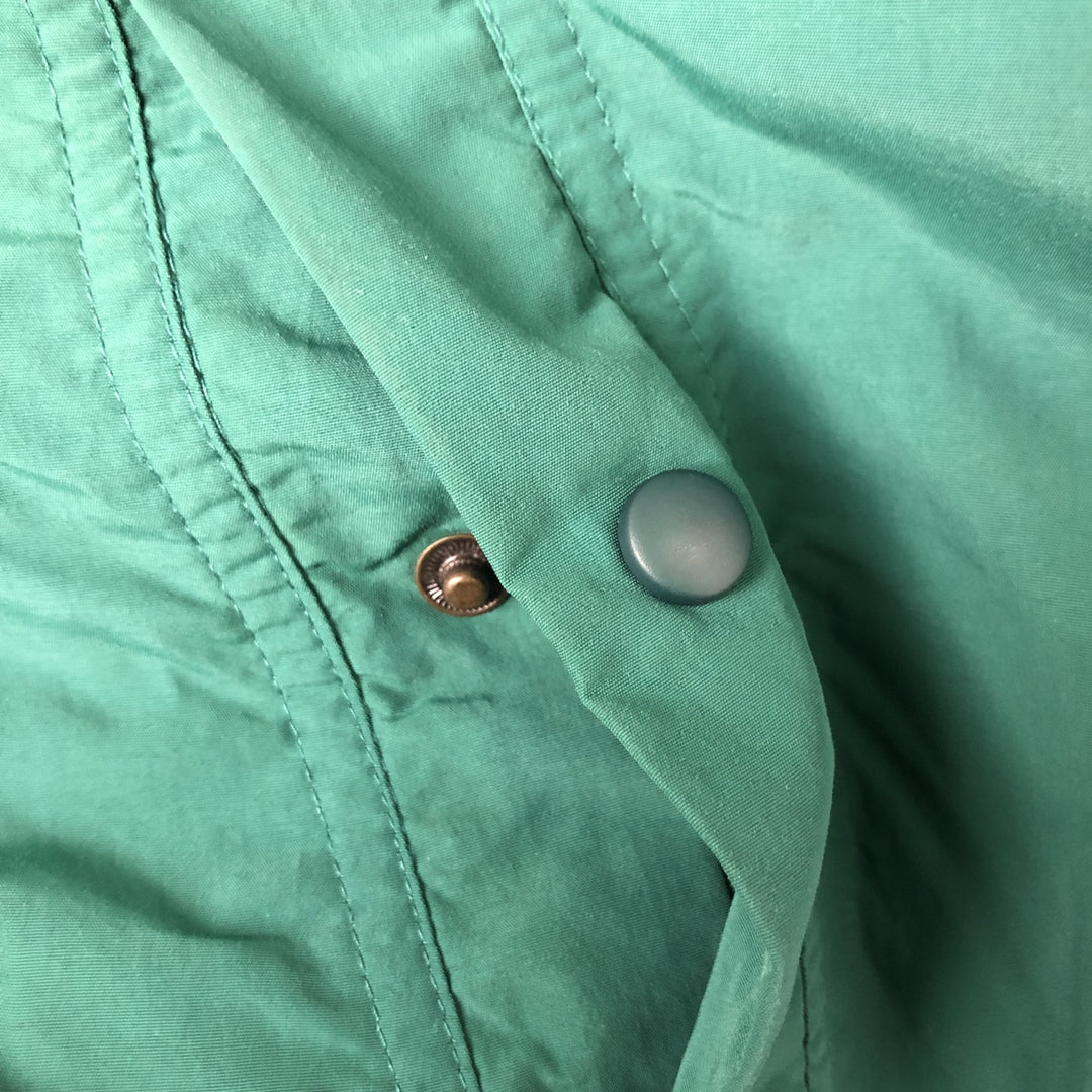 Vintage 90s-00'S Lands' End Hooded Half-Zip Nylon Pullover, Men's XL Nylon green type Vintage Second Hand