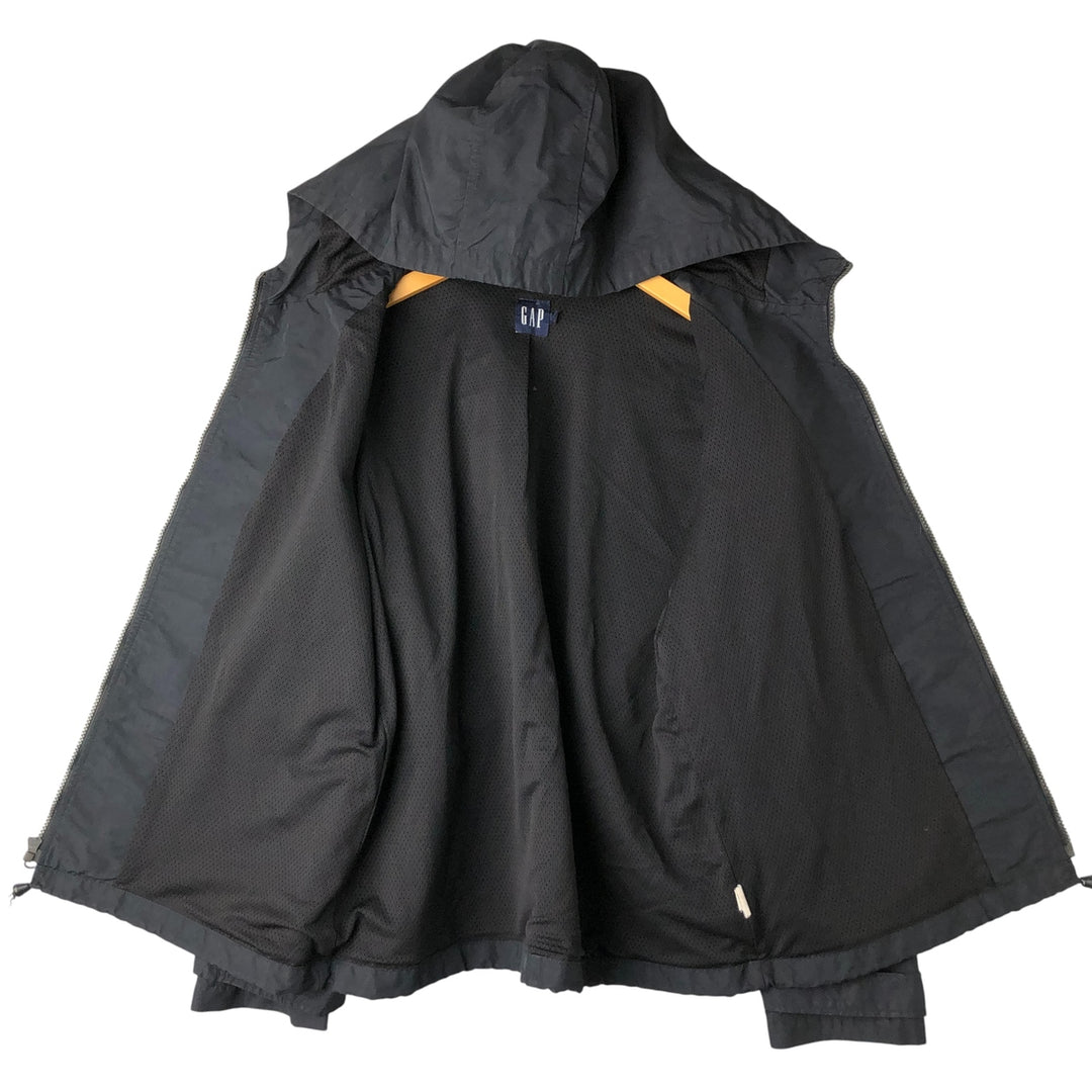 2000'S GAP nylon parka, men's size L Nylon black type Vintage Second Hand