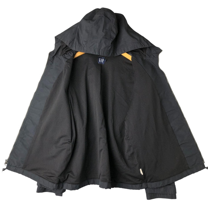 2000'S GAP nylon parka, men's size L Nylon black type Vintage Second Hand