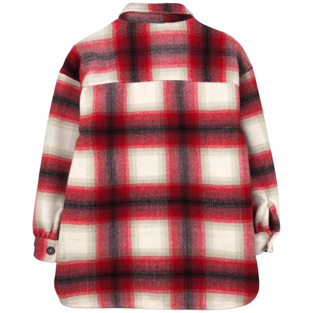 dip Long Sleeve Heavy Flannel Check Shirt, Men's Size XS polyester white type Vintage Second Hand
