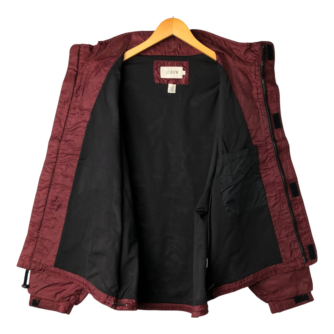 J.Crew Nylon Jacket, Men's Size L Nylon wine-red Vintage Second Hand