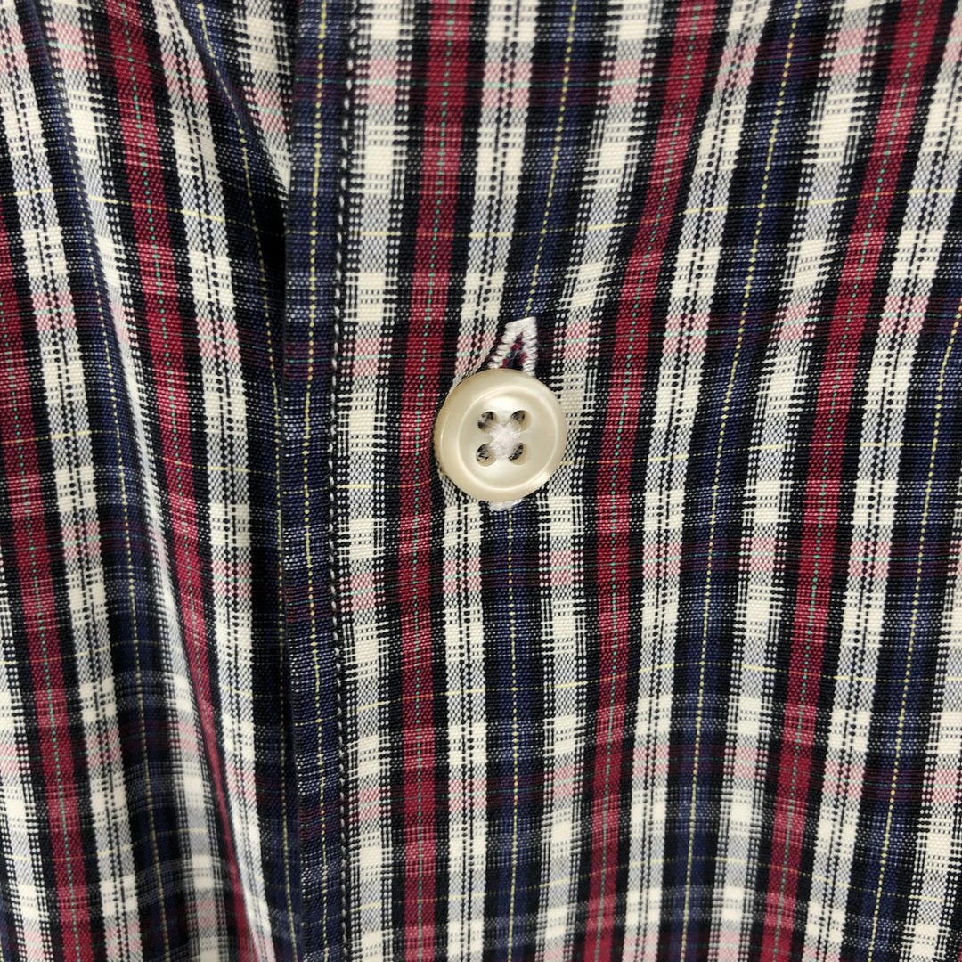 Ralph Lauren MARLOWE Long Sleeve Button-Down Check Shirt, Men's XL cotton white type Vintage Second Hand