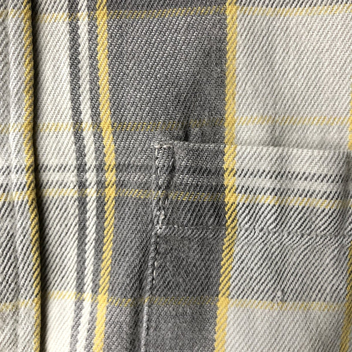 Field Master Long Sleeve Flannel Check Shirt, Men's XL cotton white type Vintage Second Hand