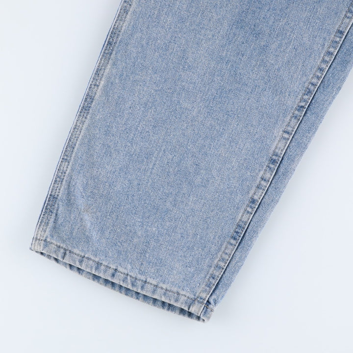Vintage 90'S Lee RIVETED denim painter pants, women's size L (w30). unclear blue type Vintage Second Hand