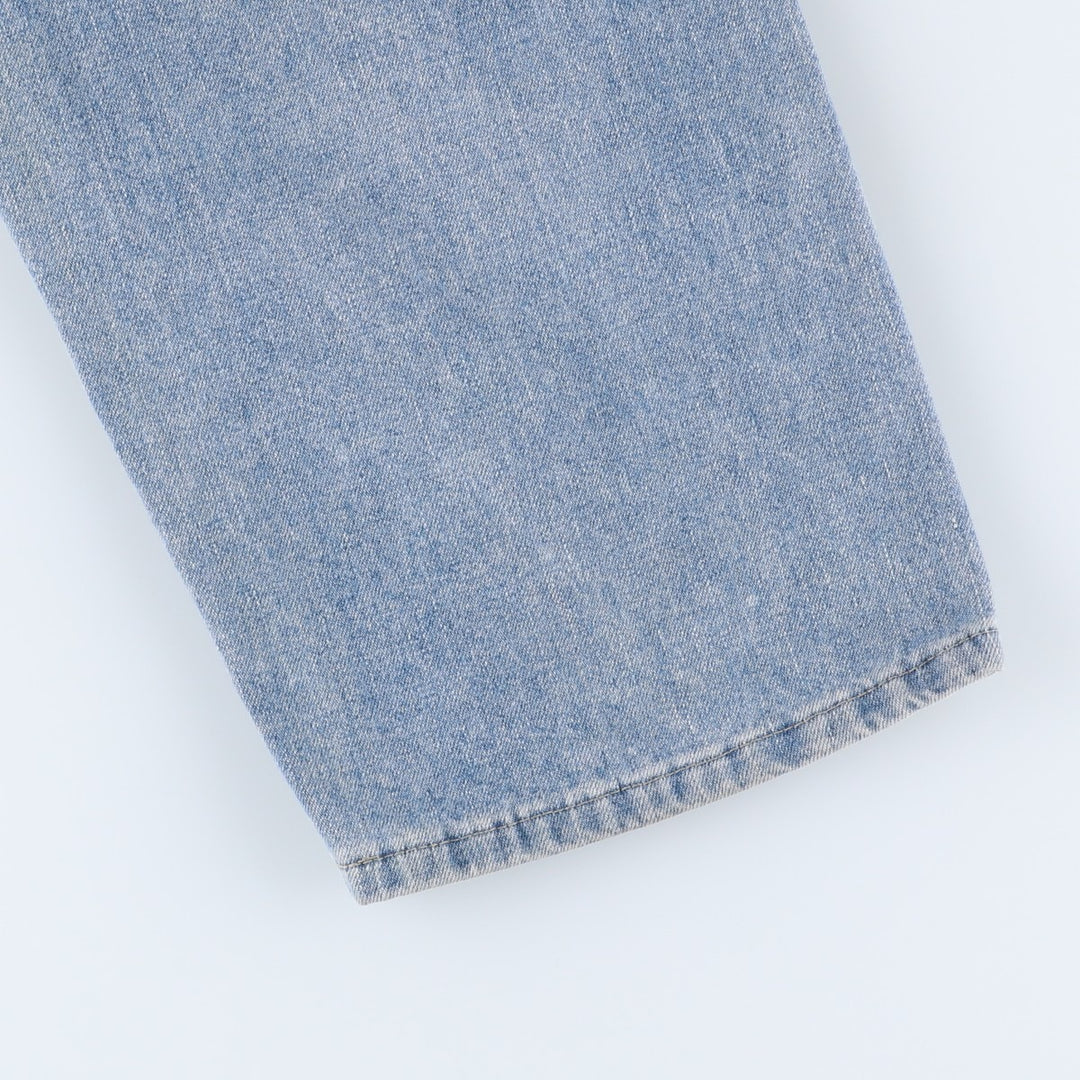 Vintage 90'S Lee RIVETED denim painter pants, women's size L (w30). unclear blue type Vintage Second Hand