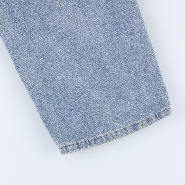 Vintage 90'S Lee RIVETED denim painter pants, women's size L (w30). unclear blue type Vintage Second Hand