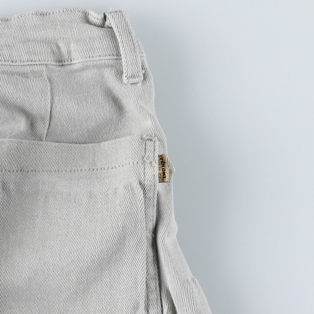 Vibrant Flare Cut Denim Cargo Pants, Women's Size M (W26) cotton gray type Vintage Second Hand