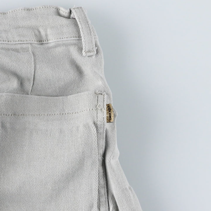 Vibrant Flare Cut Denim Cargo Pants, Women's Size M (W26) cotton gray type Vintage Second Hand
