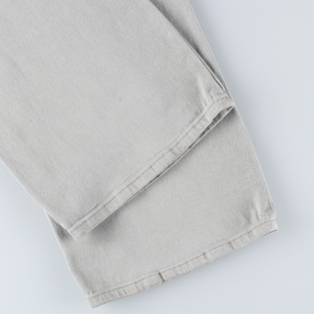 Vibrant Flare Cut Denim Cargo Pants, Women's Size M (W26) cotton gray type Vintage Second Hand