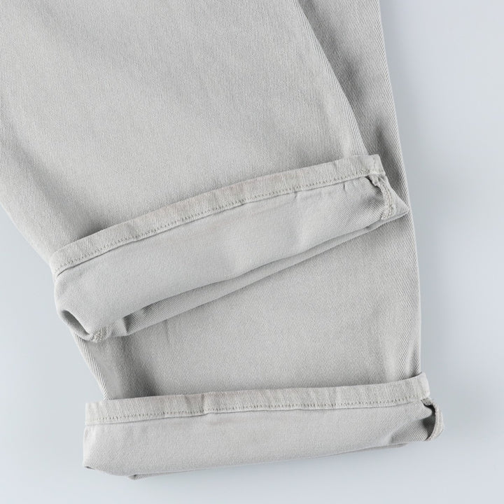 Vibrant Flare Cut Denim Cargo Pants, Women's Size M (W26) cotton gray type Vintage Second Hand