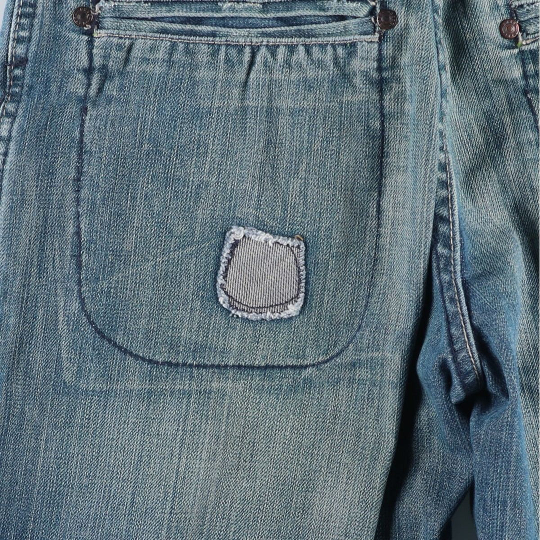 exxe Patchwork Straight Denim Pants, Women's Size L (W29) cotton blue type Vintage Second Hand