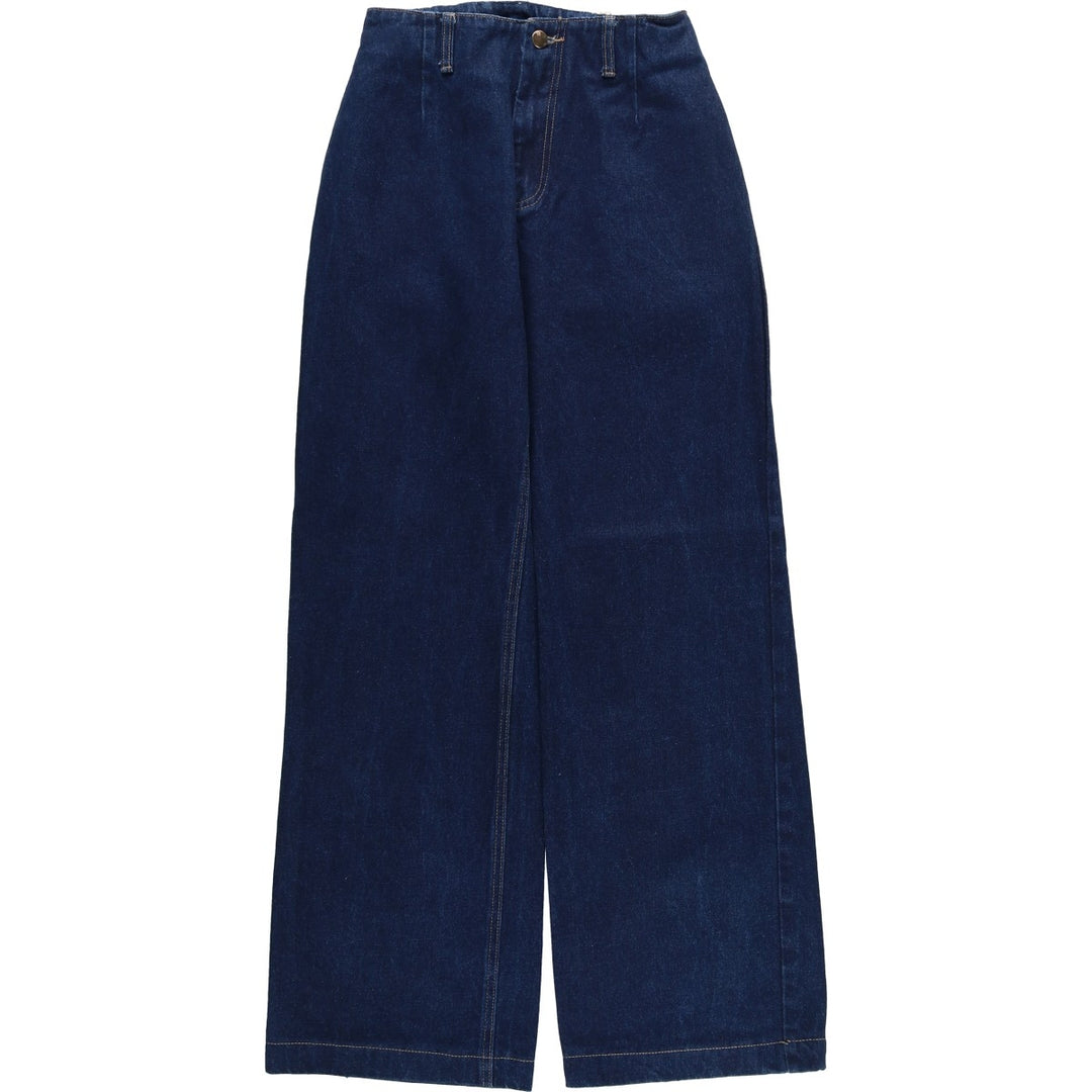 Alex Flare Cut Denim Pants, Women's Size M (W26) cotton blue type Vintage Second Hand