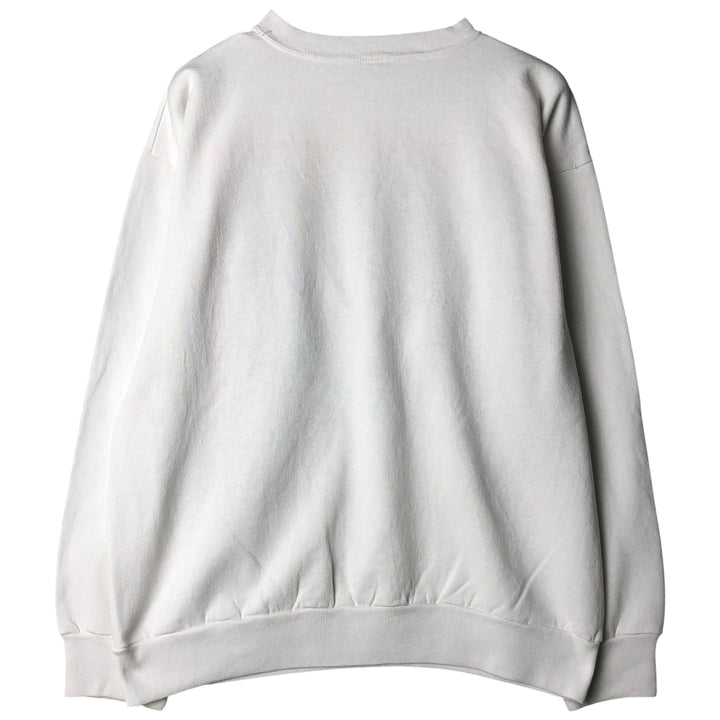 90'S Looney Tunes Bugs Bunny character sweatshirt, men's size L, vintage unclear white type Vintage Second Hand