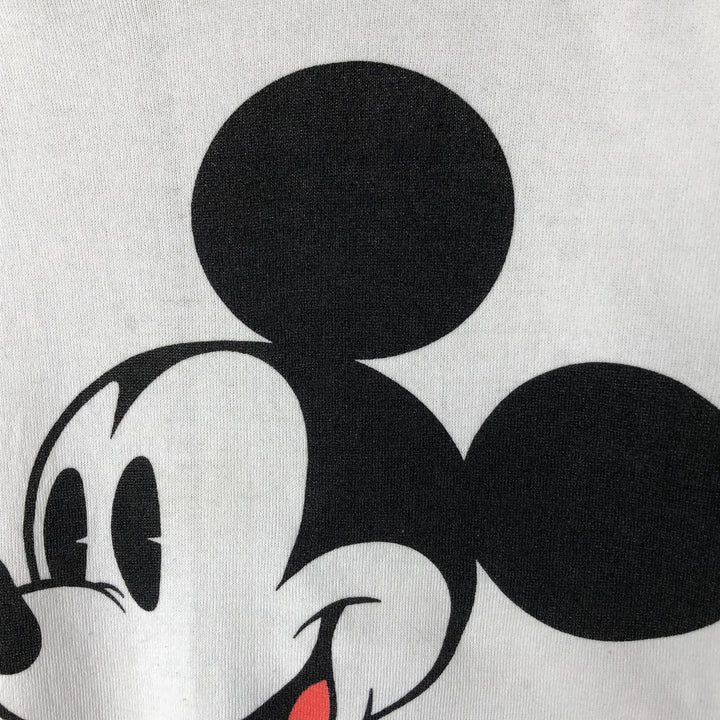 Vintage American Marketing Works Mickey Mouse character sweatshirt, made in the USA, size L, men's. cotton white type Vintage Second Hand