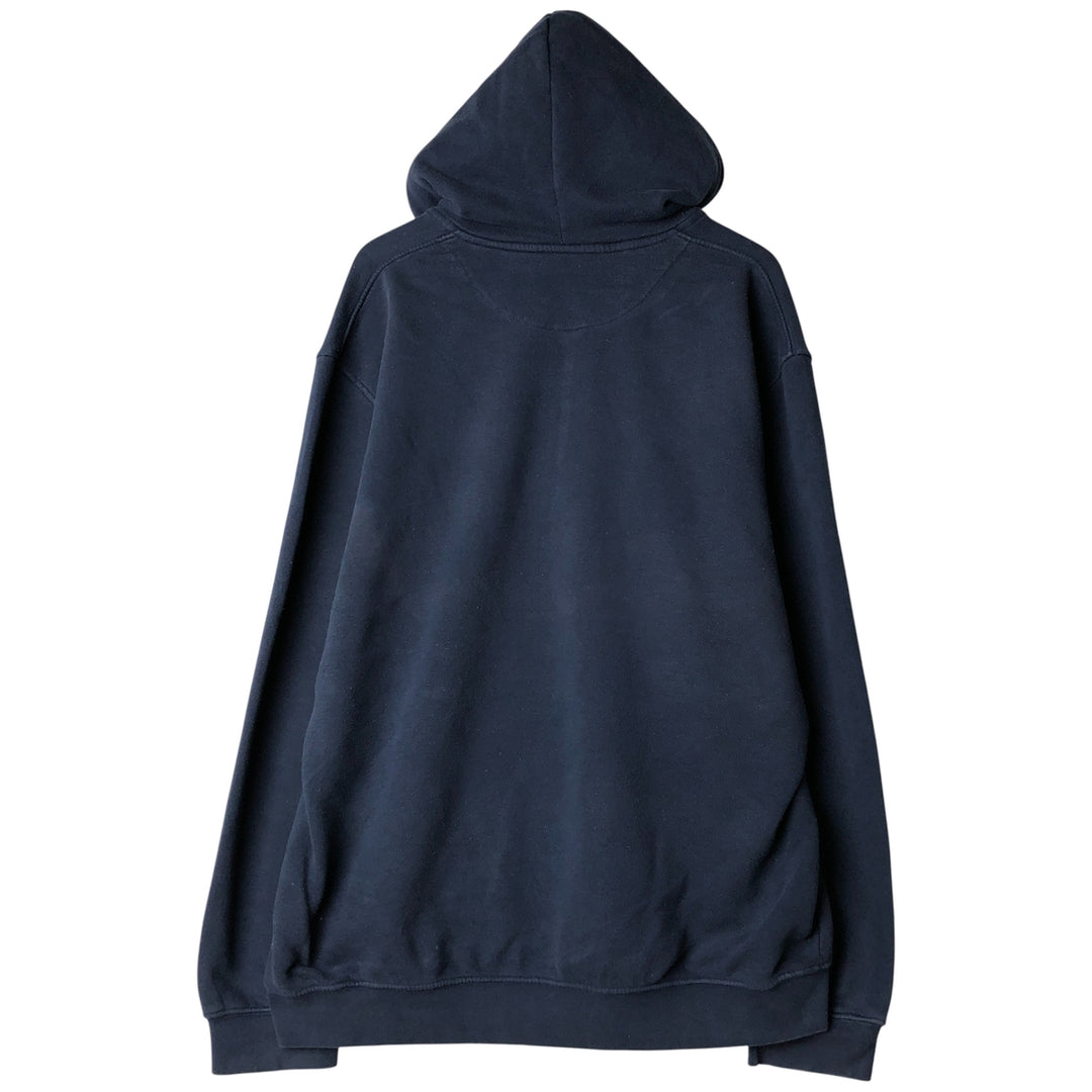 2000'S Nike Half-Zip Hoodie, Men's XL cotton navy blue type Vintage Second Hand
