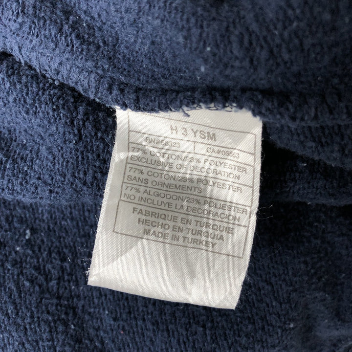 2000'S Nike Half-Zip Hoodie, Men's XL cotton navy blue type Vintage Second Hand