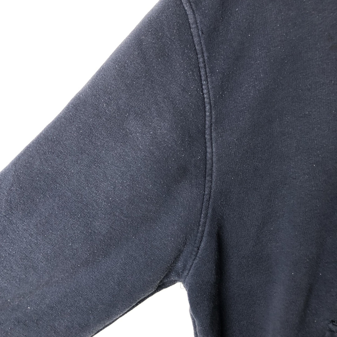 2000'S Nike Half-Zip Hoodie, Men's XL cotton navy blue type Vintage Second Hand