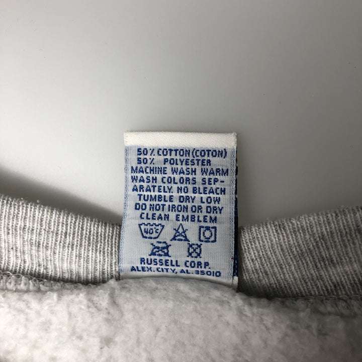 Vintage 1990'S Russell Pennsylvania State University college sweatshirt, made in the USA, size L, men's cotton gray type Vintage Second Hand