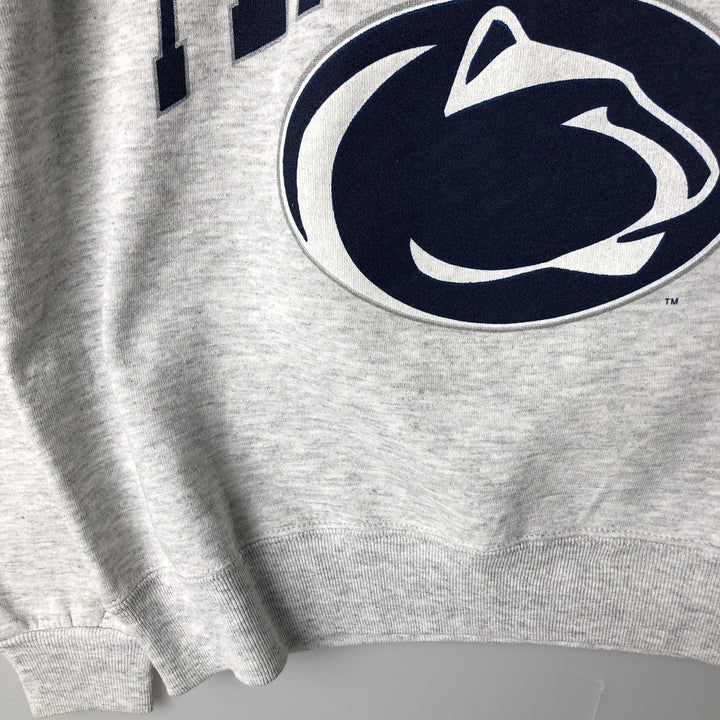Vintage 1990'S Russell Pennsylvania State University college sweatshirt, made in the USA, size L, men's cotton gray type Vintage Second Hand
