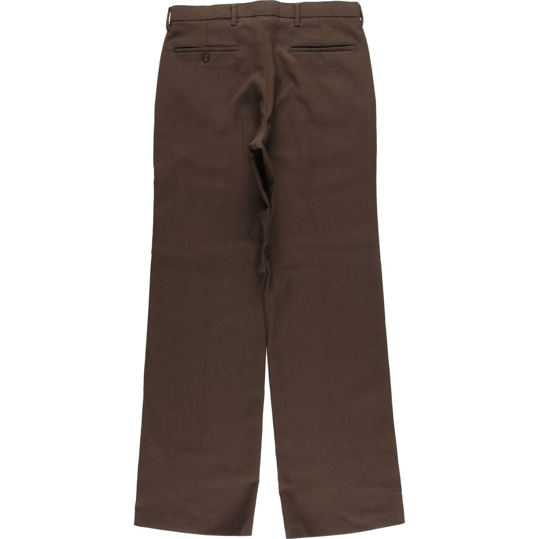 Vintage Levi's Action Slacks Sta-Press flared pants from the 1980s, men's size W31. unclear brown type Vintage Second Hand