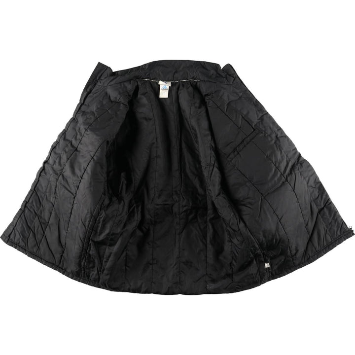 Vintage 90'S Adidas padded puffer jacket, size L, men's Nylon black type Vintage Second Hand
