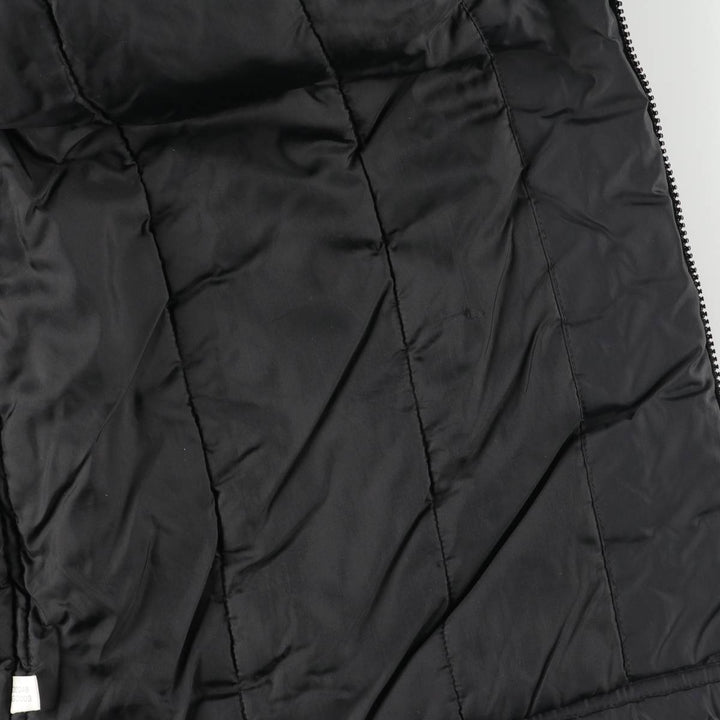 Vintage 90'S Adidas padded puffer jacket, size L, men's Nylon black type Vintage Second Hand
