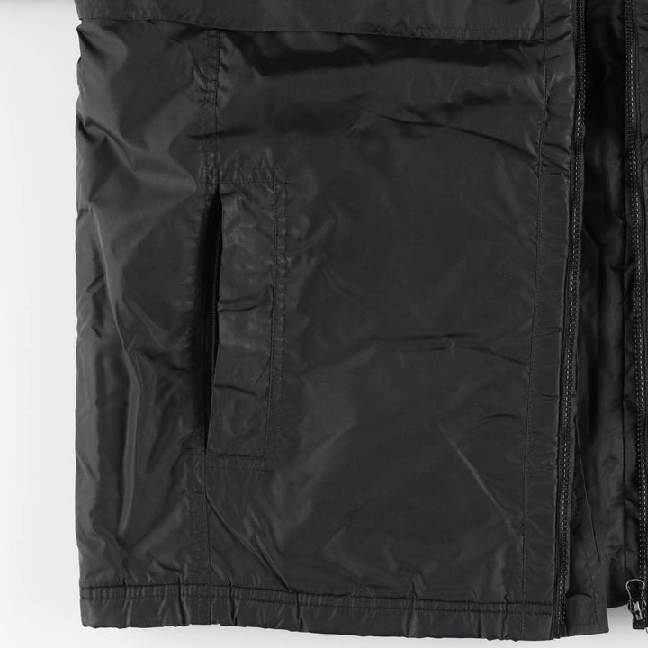 Vintage 90'S Adidas padded puffer jacket, size L, men's Nylon black type Vintage Second Hand