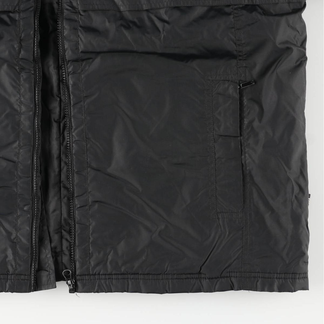 Vintage 90'S Adidas padded puffer jacket, size L, men's Nylon black type Vintage Second Hand