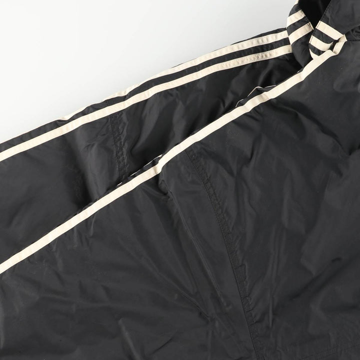 Vintage 90'S Adidas padded puffer jacket, size L, men's Nylon black type Vintage Second Hand