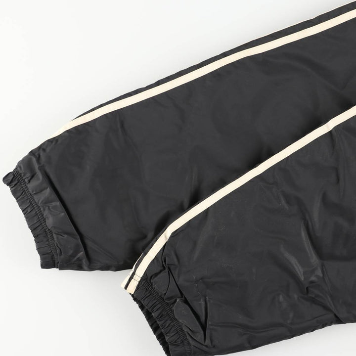 Vintage 90'S Adidas padded puffer jacket, size L, men's Nylon black type Vintage Second Hand