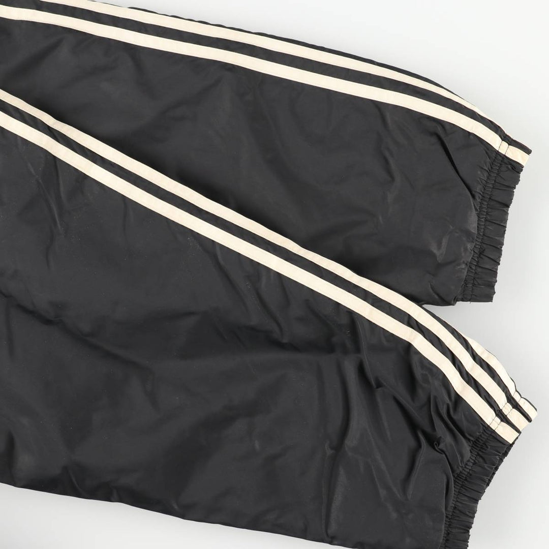 Vintage 90'S Adidas padded puffer jacket, size L, men's Nylon black type Vintage Second Hand