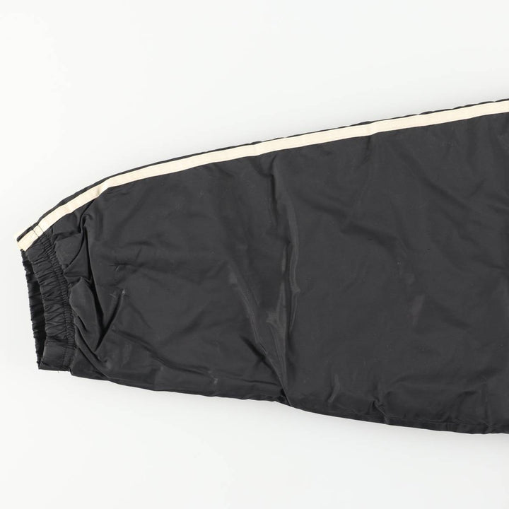 Vintage 90'S Adidas padded puffer jacket, size L, men's Nylon black type Vintage Second Hand