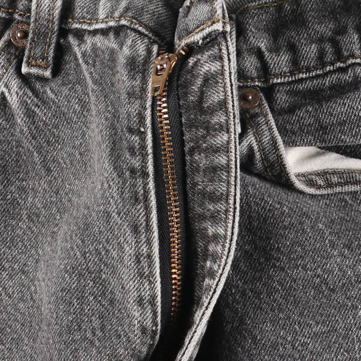 Vintage 90'S Levi's black denim flared denim pants, made in the USA, women's size L (w29). unclear black type Vintage Second Hand