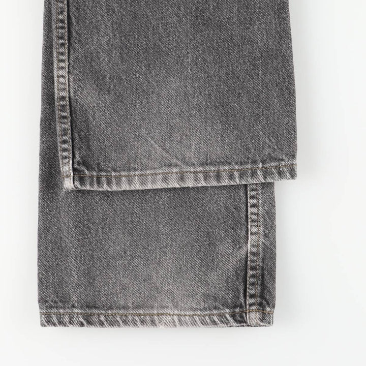 Vintage 90'S Levi's black denim flared denim pants, made in the USA, women's size L (w29). unclear black type Vintage Second Hand