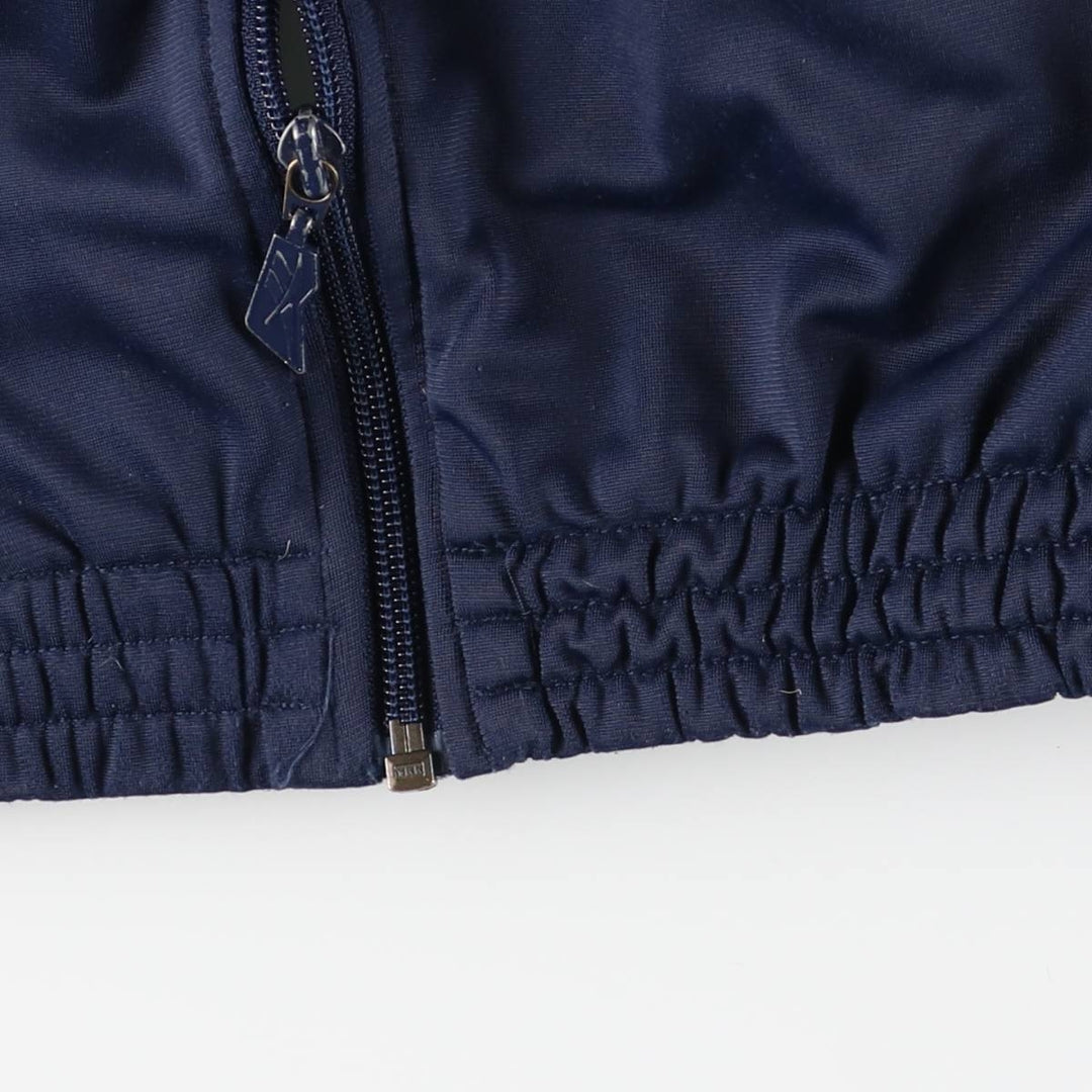 90'S Reebok Jersey Track Jacket, Men's Size Small, Vintage polyester navy blue type Vintage Second Hand