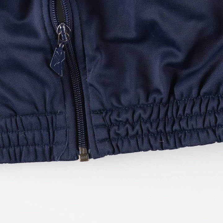 90'S Reebok Jersey Track Jacket, Men's Size Small, Vintage polyester navy blue type Vintage Second Hand