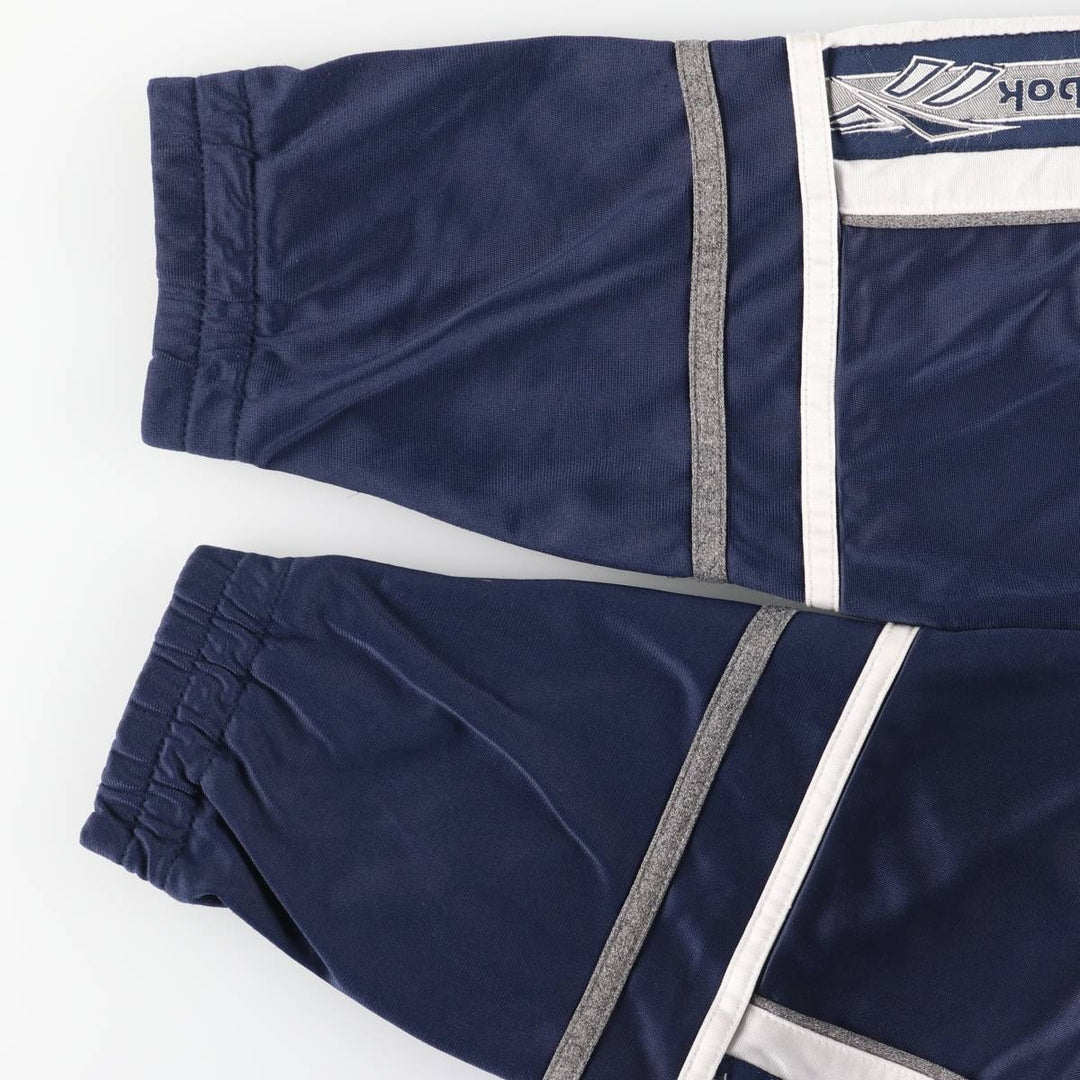 90'S Reebok Jersey Track Jacket, Men's Size Small, Vintage polyester navy blue type Vintage Second Hand