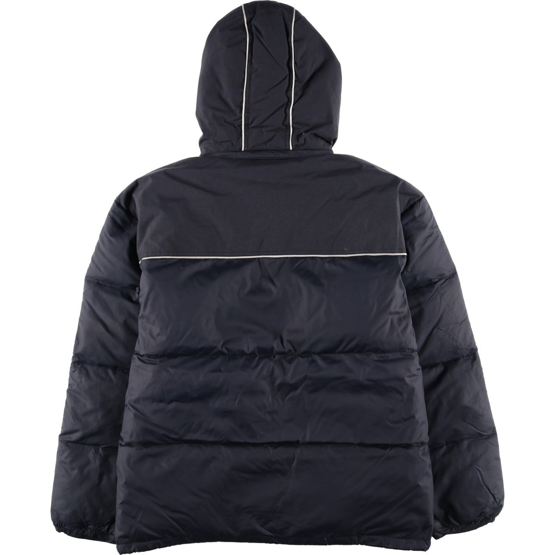 Vintage 90'S Kappa down parka, men's size XL Nylon black type Vintage Second Hand