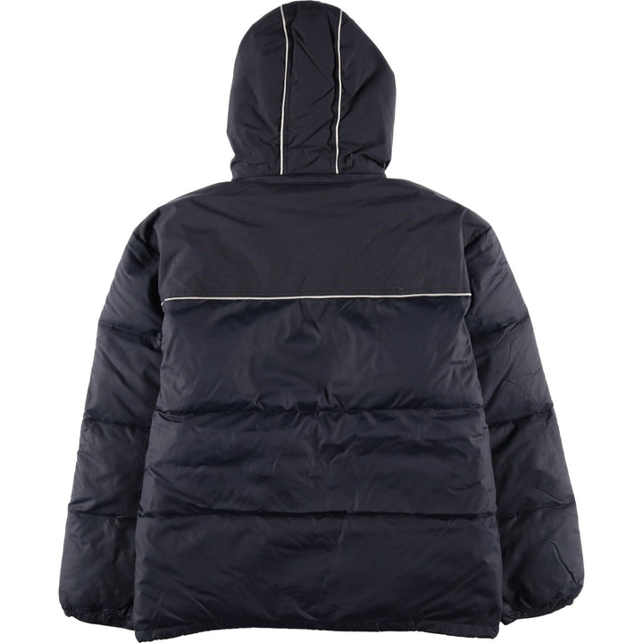 Vintage 90'S Kappa down parka, men's size XL Nylon black type Vintage Second Hand
