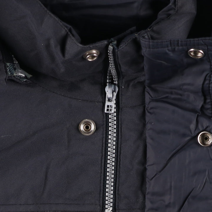 Vintage 90'S Kappa down parka, men's size XL Nylon black type Vintage Second Hand