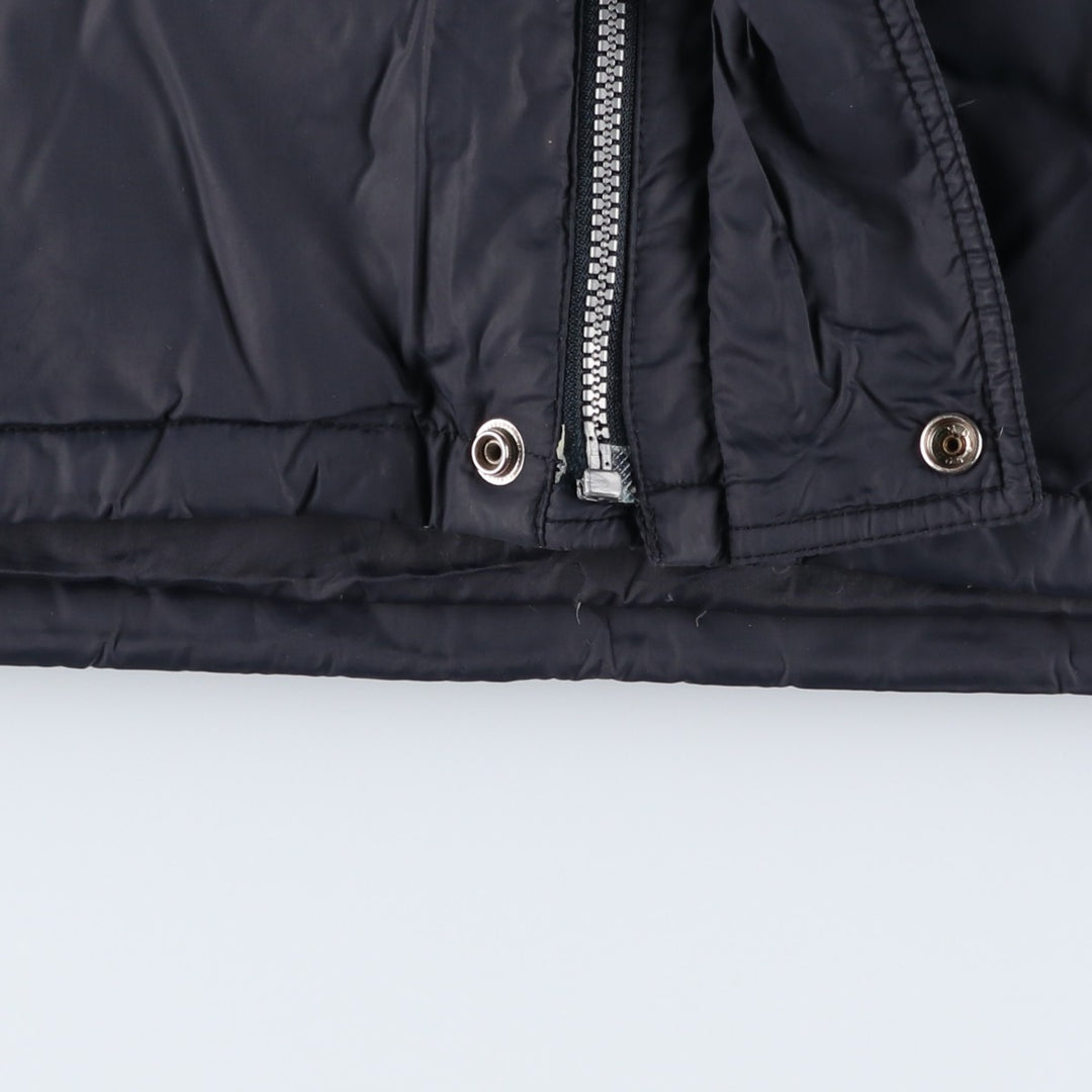 Vintage 90'S Kappa down parka, men's size XL Nylon black type Vintage Second Hand