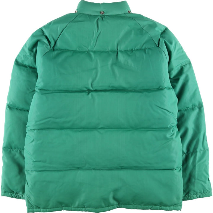 Montgomery Ward Vintage Men's Down Jacket, Size L Nylon green type Vintage Second Hand